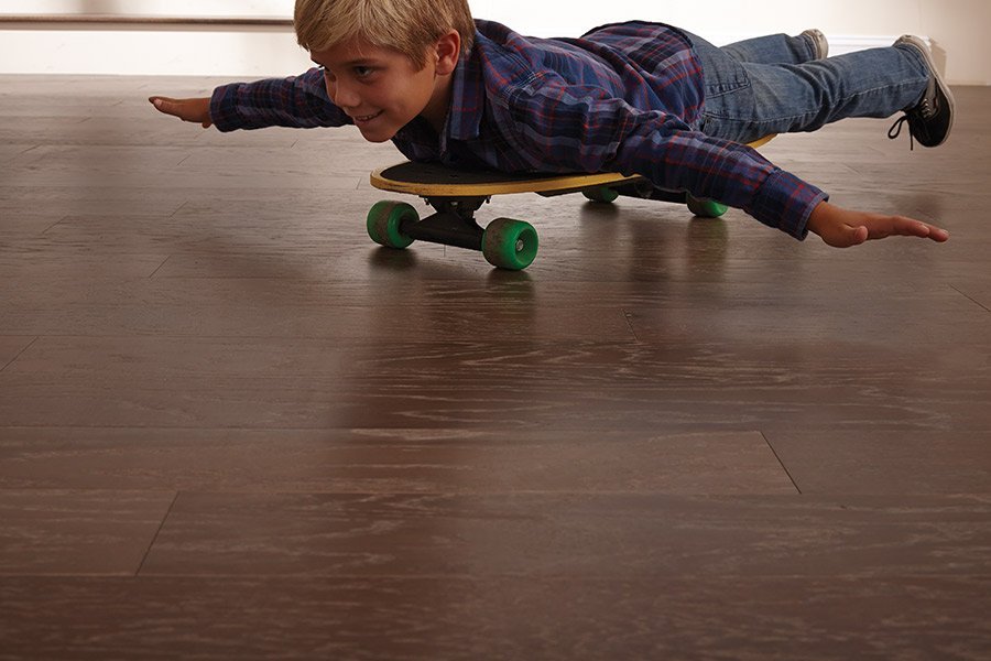 Wood floor installation in Odessa MO from Blue Springs Carpet & Tile