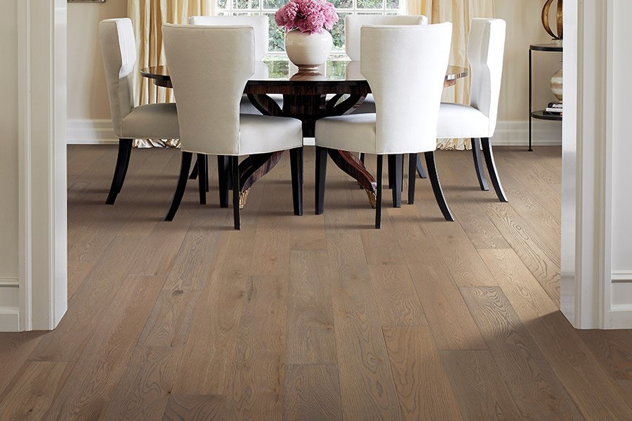 Contemporary wood flooring in Grain Valley MO from Blue Springs Carpet & Tile