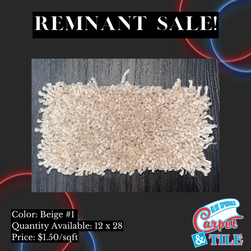 Remnant Overstock Sale Carpet