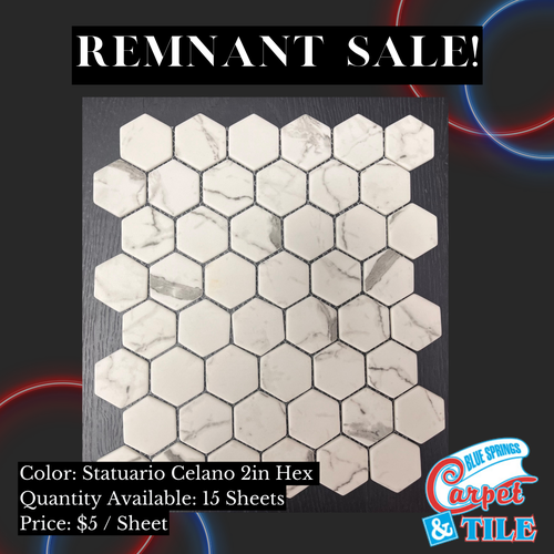 Remnant Overstock Sale Tile
