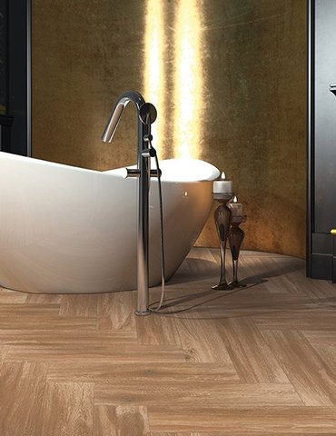 Wood look tile flooring in Lee's Summit MO from Blue Springs Carpet & Tile